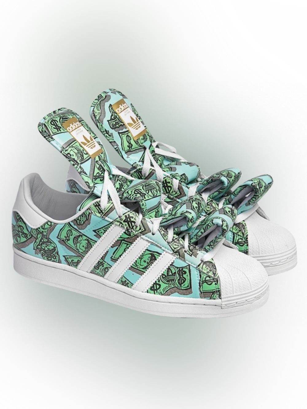 Adidas Scott’s Mint Green and White Dollar 💵 LIMITED EDITION